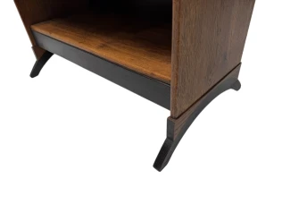 Art Deco Amsterdamse School Drop-Leaf Desk by Willem Penaat for Metz & Co.